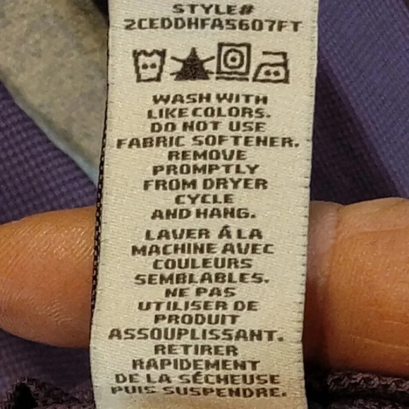 Denver Hayes Purple Never Iron Classic Fit Long Sleeve Button Down Shirt  2XL - Picture 5 of 10